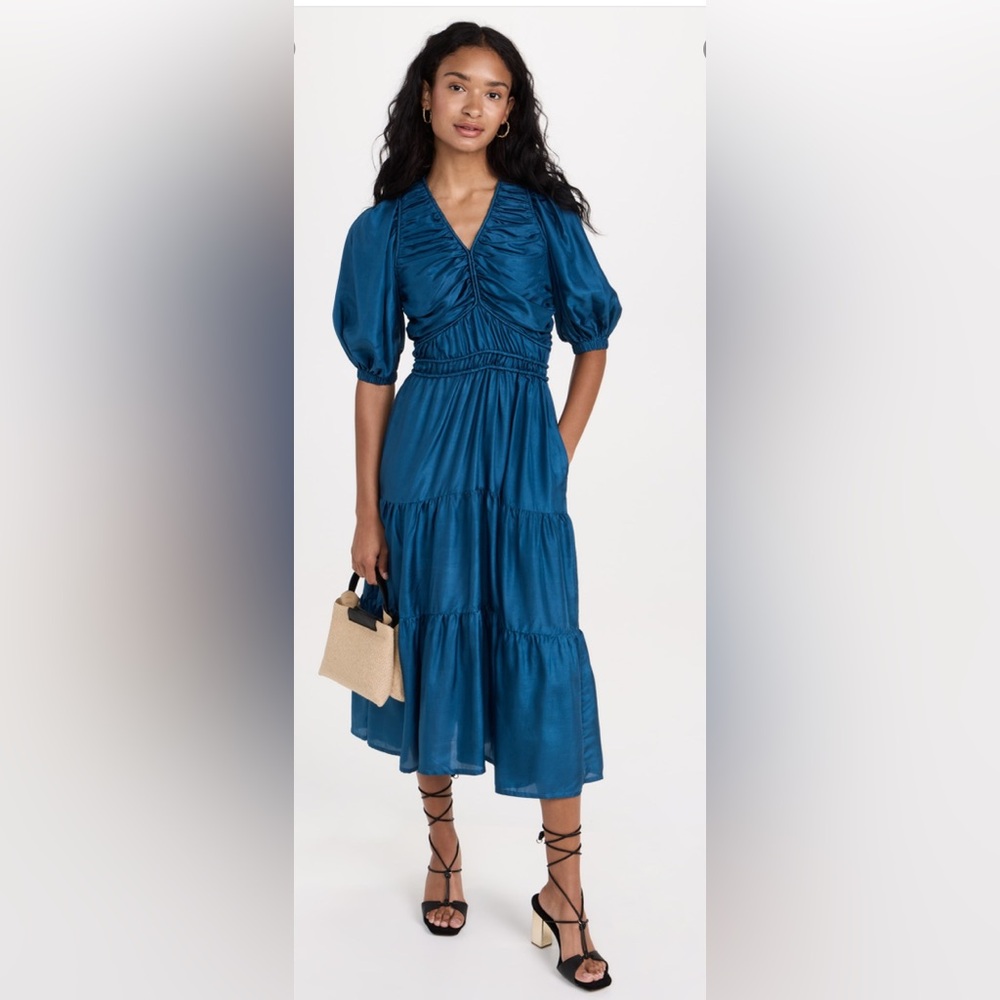 Sea Kyle Peacock Blue Dress